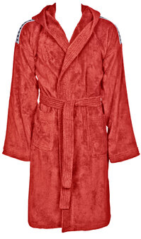 Arena Core Soft Robe Jr red-white 8-9
