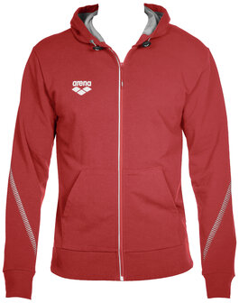 Arena Tl Hooded Jacket red L