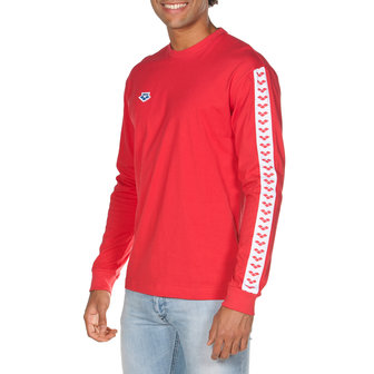 Arena M Long Sleeve Shirt Team red-white-red L