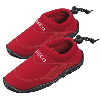 BECO Kinder neopreen surf- en zwemschoen, rood, maat 31