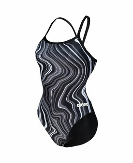 Arena W Swimsuit Challenge Back Marbled black-blackmulti 36