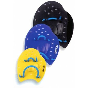 BECO Handpaddles, hydronomisch, maat L, zwart