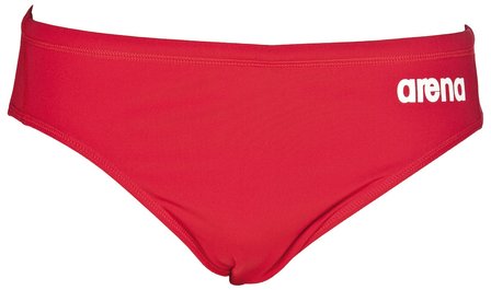 Arena M Solid Brief red/white 100