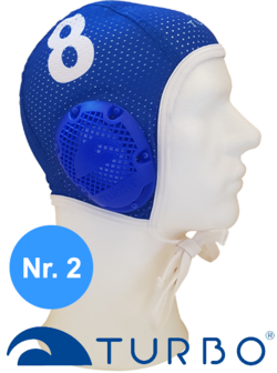 Turbo Waterpolo Cap New Generation Blue 2