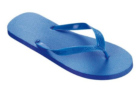 Opruiming showmodel Beco teenslippers blauw maat 44-45 op=op