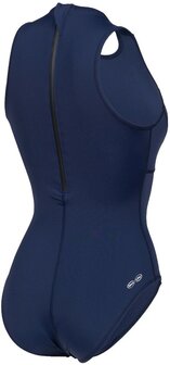 Arena W Team Swimsuit Waterpolo Solid navy-white 40