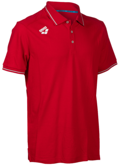 Arena Team Poloshirt Solid red M