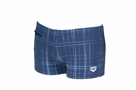 opruiming showmodel Arena  (SIZE 2XL) M Printed Checks Short navy-multi FR95/D7/2XL