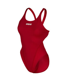 Arena W Team Swimsuit Swim Tech Solid red-white 32