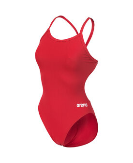 Arena W Team Swimsuit Challenge Solid red-white 32