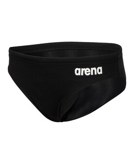 Arena B Team Swim Briefs Solid black-white 2-3