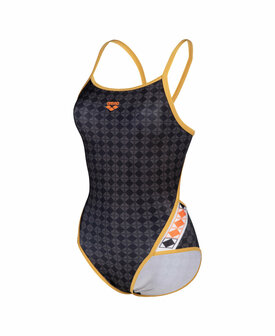 Arena W 50Th Swimsuit Super Fly Back black-multi-gold 32