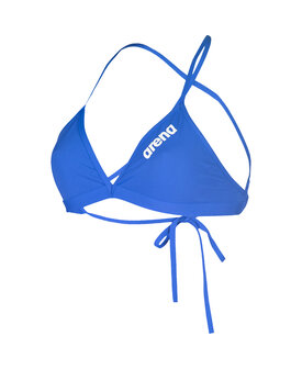 Arena W Team Swim Top Tie Back Solid royal-white 44