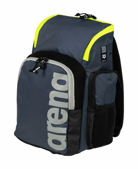 Actie gratis bidon! Arena Spiky III Backpack 35 navy-neonyellow
