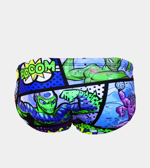 Special Made Turbo Waterpolo broek MONSTER COMIC 