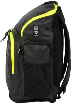 Arena zwemtas Spiky III Backpack 45 darksmoke-neonyellow 3