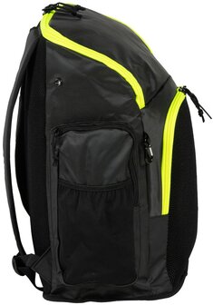 Arena zwemtas Spiky III Backpack 45 darksmoke-neonyellow 5