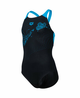 Arena G Butterfly V Back black-turquoise 14-15