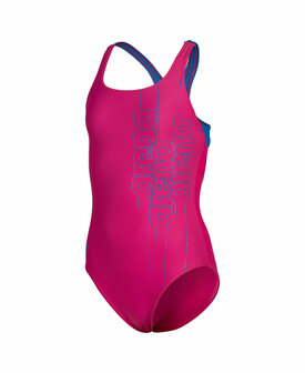 Arena G Swimsuit Swim Pro Back Graphic L freak rose-blue 14-15