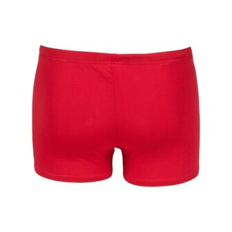 Arena B Team Swim Short Solid red-white 6-7