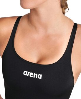 Arena W Team Swimsuit Swim Pro Solid black-white 38