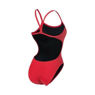 Arena W Team Swimsuit Challenge Solid red-white 38