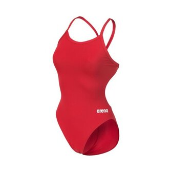 Arena W Team Swimsuit Challenge Solid red-white 34