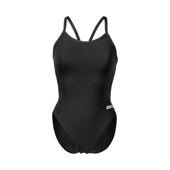 Arena W Team Swimsuit Challenge Solid black-white 38