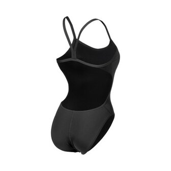 Arena W Team Swimsuit Challenge Solid black-white 38