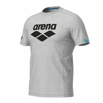 Arena T-Shirt Logo medium-grey/heather XXL