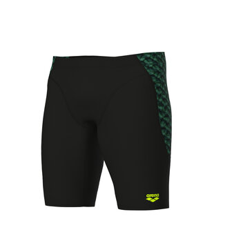 Arena M Monogram Swim Jammer black-dark sage multi 100