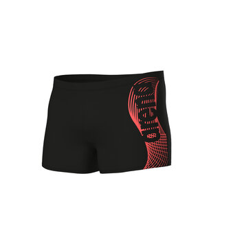 Arena M Wake Swim Short black-calypso coral 90