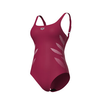 Arena W Swimsuit Milena Wing Back C Cup red onion 46