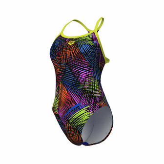Arena W Energy Swimsuit Booster Back soft green-black multi 40