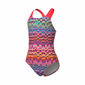 Arena G Ondulation Swimsuit Swim Pro Back violet-coral 8-9