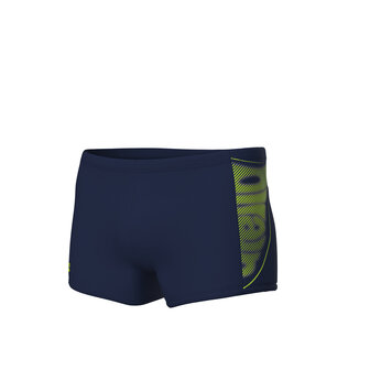 Arena M Bright Glare Swim Short navy-artic lime 80