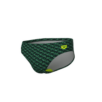 Arena M Monogram Swim Brief dark sage multi 80