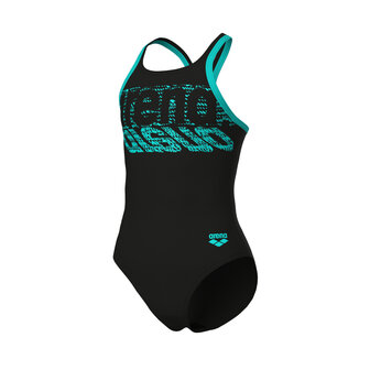 Arena G Shaking Swimsuit V Back black-water 6-7