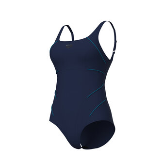 Arena W Jewel One Piece Low C Cup R navy-green blue 44