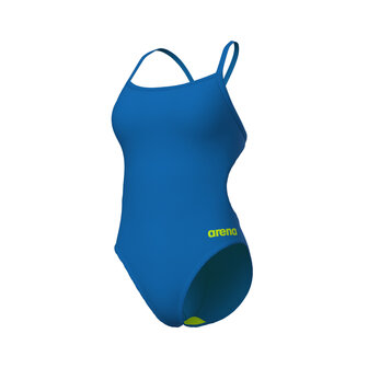 Arena W Swimsuit Challenge Solid Team blue river-artic lime 36