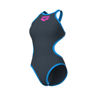 Arena W One Biglogo One Piece asphalt-turquoise 36