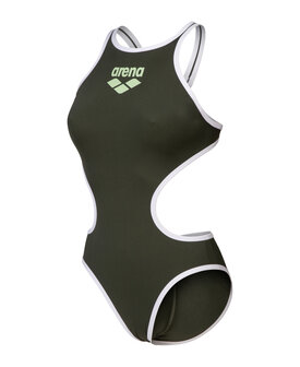 Arena W One Biglogo One Piece dark sage-white 36