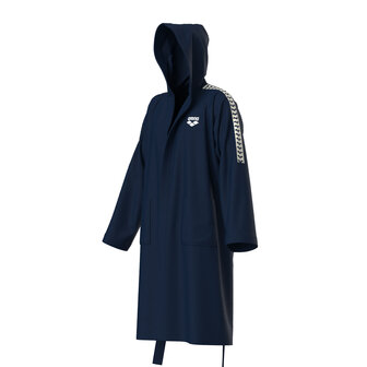 Arena Team Stripe Robe navy-white L