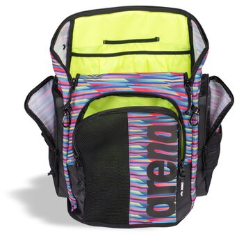 Arena Spiky III Backpack 45 Allover racing stripes 3