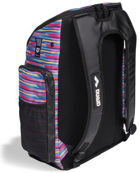 Arena Spiky III Backpack 45 Allover racing stripes 4
