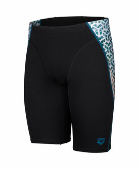 opruiming showmodel Arena (SIZE XS) M Planet Water Swim Jammer black-white-multi FR70/D2/XS