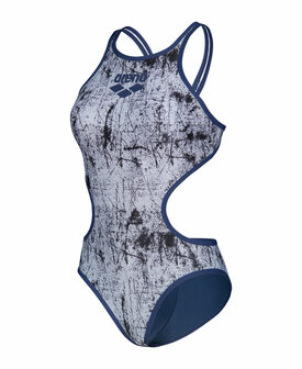 Arena W One Lacquer One Piece multi-white/navy 34