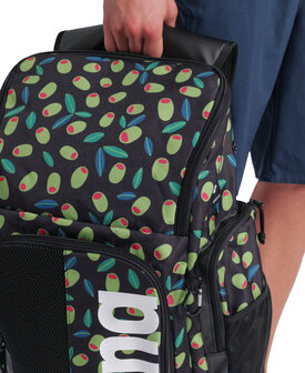 Arena Spiky III Backpack 45 Allover olives zoom2