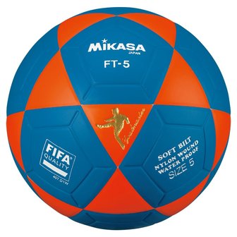Voetbal Mikasa FT-5 Goalmaster Blauw - Oranje