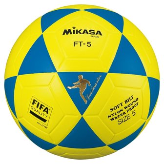 Voetbal Mikasa FT-5 Goalmaster Geel - Blauw